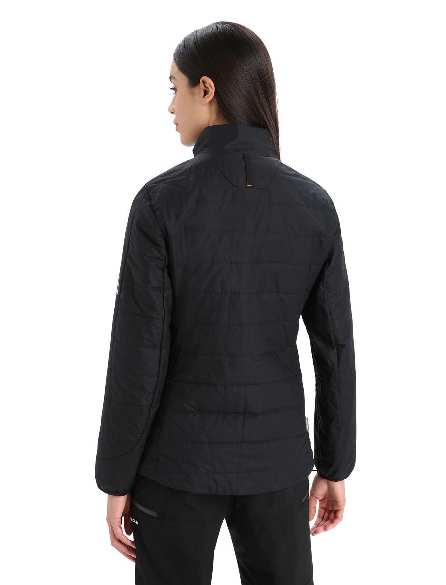 Women's Icebreaker MerinoLoft™ Jackets Black | CA 1298KORI